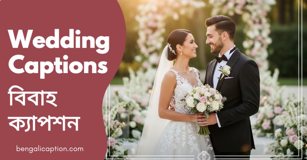 250+ বিয়ের ক্যাপশন বাংলায় | Wedding Captions 2026, মায়া নিয়ে ক্যাপশন