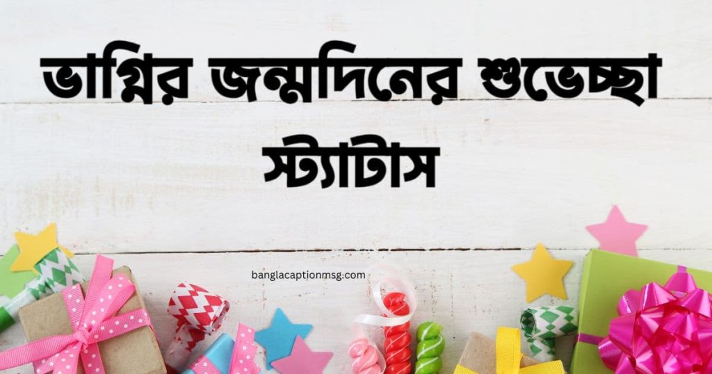 ৬০+ ভাগ্নির জন্মদিনের শুভেচ্ছা স্ট্যাটাস: ইংরেজী, ইসলামিক, গ্রুপের নাম