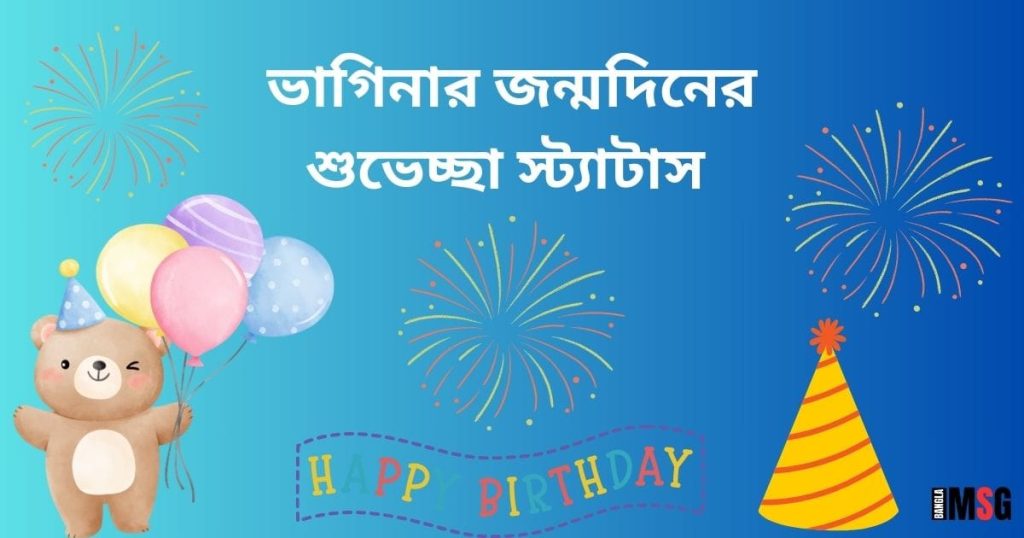 ভাগিনার জন্মদিনের শুভেচ্ছা স্ট্যাটাস: শুভ জন্মদিন প্রিয় ভাগিনা, জন্মদিনের শুভেচ্ছা ও দোয়া