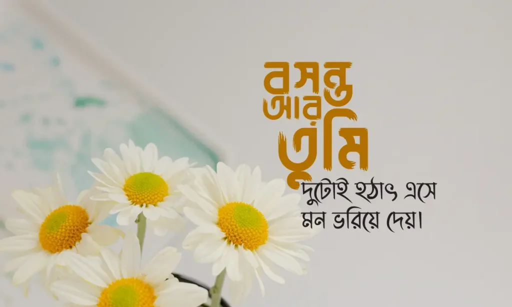 বসন্ত নিয়ে ক্যাপশন ২০২৬: ৫০০+ নতুন ফাল্গুন স্ট্যাটাস, উক্তি ও কবিতা, ইমোশনাল কষ্টের পিক মেয়ে