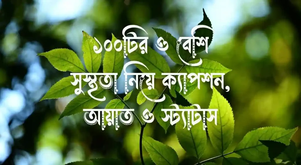 ১০০+ সুস্থতা নিয়ে ক্যাপশন, আয়াত ও স্ট্যাটাস, মা নিয়ে কিছু কথা