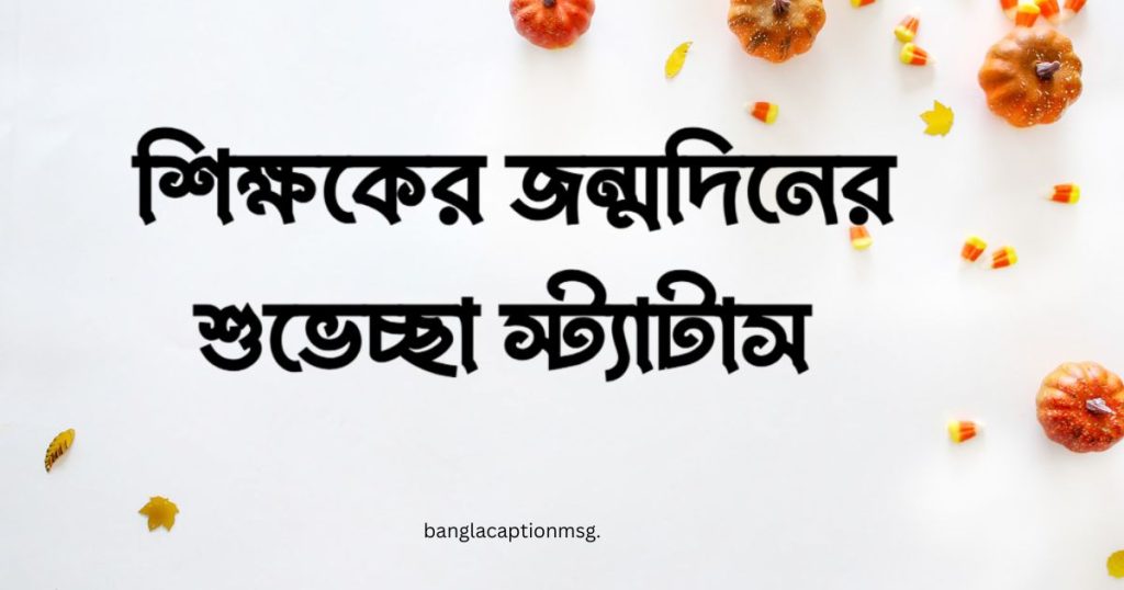 ১০০+ স্যারের জন্মদিনের শুভেচ্ছা: শুভ জন্মদিন স্যার ২০২৬, happy caption bangla