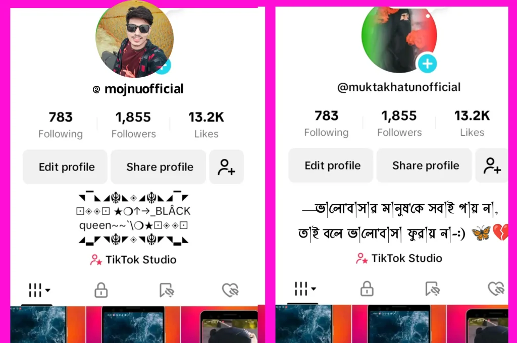 200+ টিকটক বায়ো স্টাইলিশ বাংলা || tiktok bio stylish bangla 2025, love bengali caption