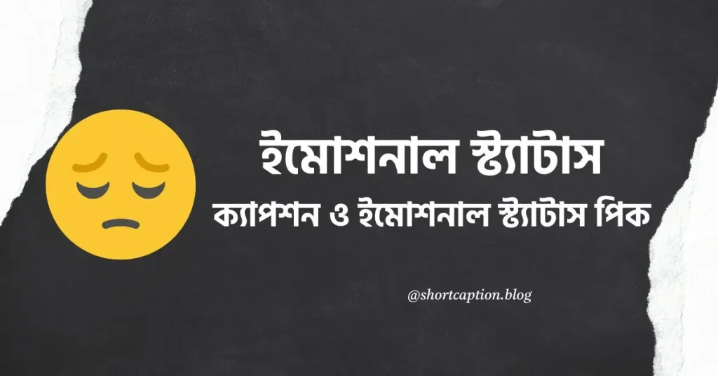 ৩০০+ কষ্টের ইমোশনাল স্ট্যাটাস: ছেলেদের কষ্টের ক্যাপশন ২০২৬, good morning caption bangla