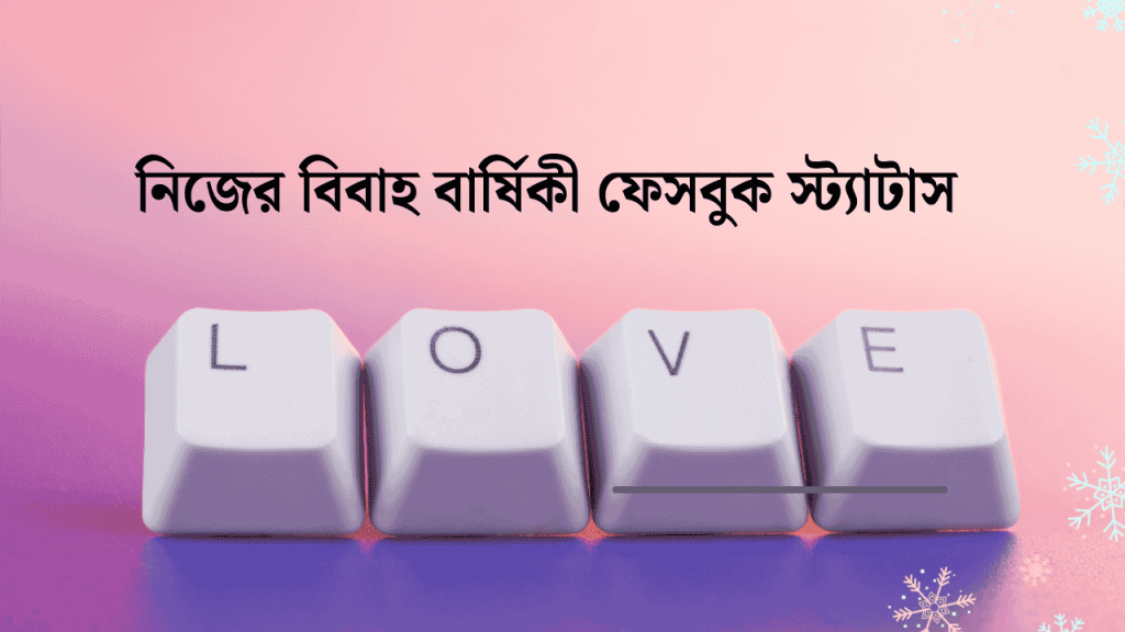 60+ নিজের বিবাহ বার্ষিকী ফেসবুক স্ট্যাটাস বাংলা ২০২৬, ভবিষ্যৎ নিয়ে উক্তি