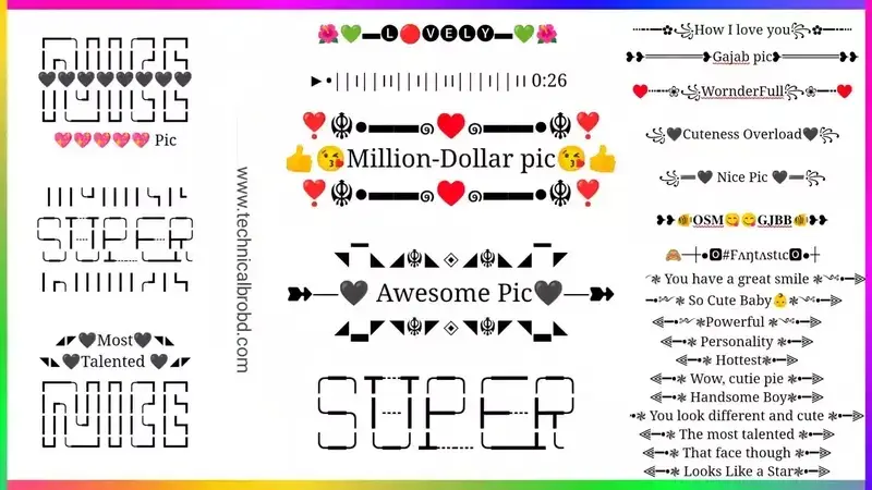 Facebook Stylish Comment [2026] | 555+ Vip Stylish Comment for FB, bangla caption for facebook