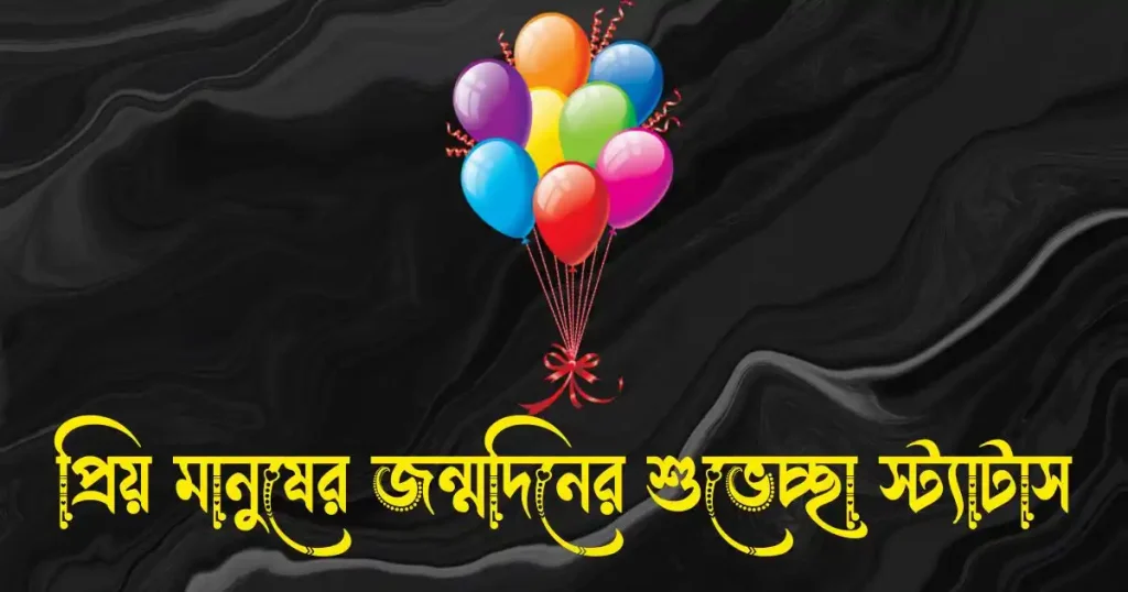 প্রিয় মানুষের জন্মদিনের শুভেচ্ছা স্ট্যাটাস, ক্যাপশন, মেসেজ ও কবিতা, লাভ ক্যাপশন