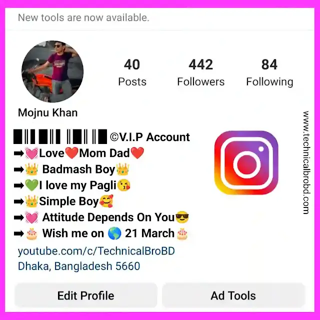 250+ Attitude Instagram bio copy and paste, নিন্দা করার ইচ্ছা