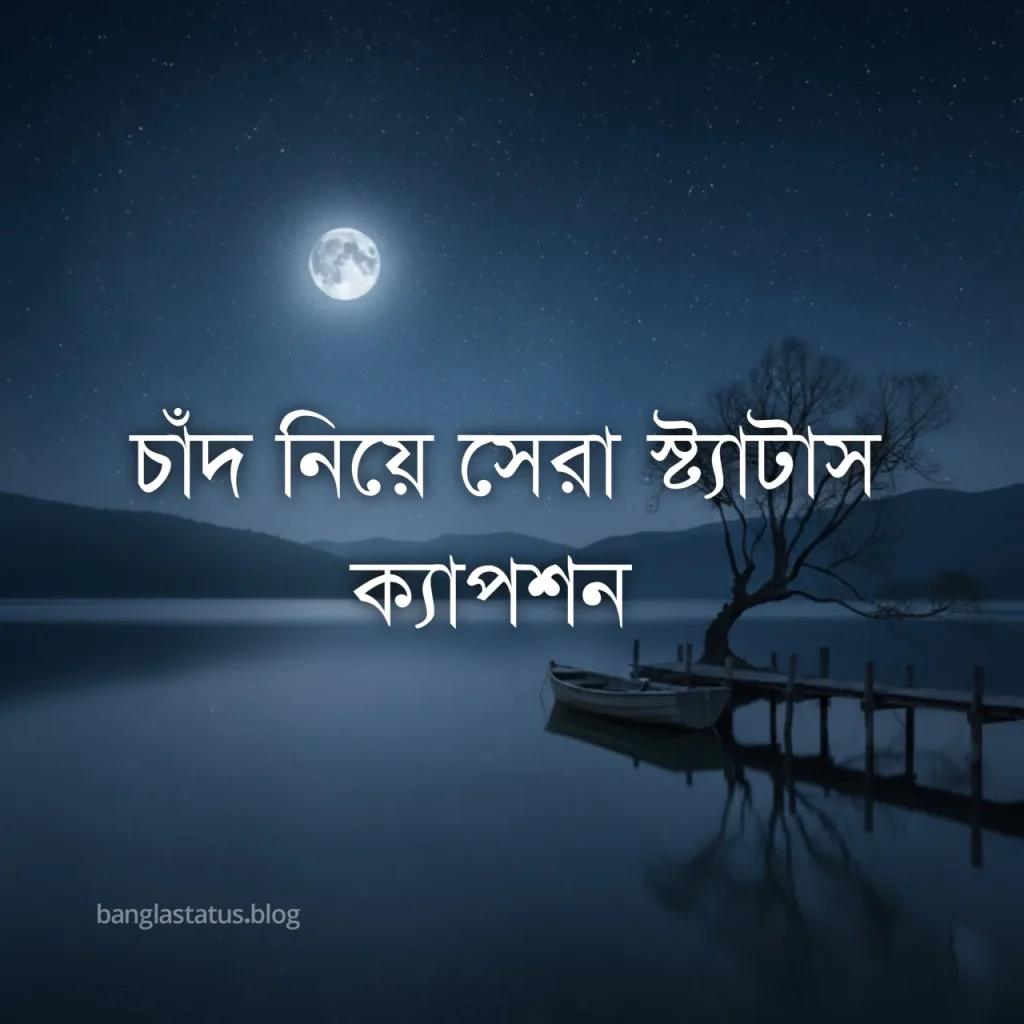 চাঁদ নিয়ে স্ট্যাটাস – পূর্ণিমা চাঁদ নিয়ে ক্যাপশন – চাঁদ নিয়ে ভালোবাসার ছন্দ, ধৈর্য নিয়ে উক্তি
