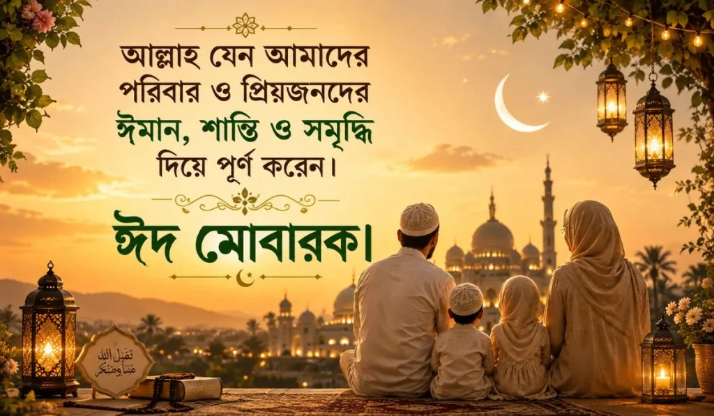 ঈদ মোবারক স্ট্যাটাস ২০২৬ | ২০০+ ঈদের শুভেচ্ছা বার্তা ও ক্যাপশন, এটিটিউড ক্যাপশন