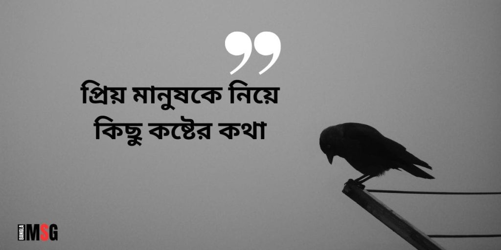 ৩০০+ প্রিয় মানুষকে নিয়ে কিছু কষ্টের কথা ২০২৬, facebook bangla caption
